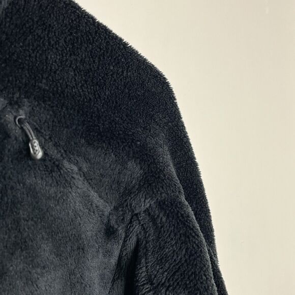 Patagonia Regulator Deep Pile Fleece Full Zip Jacket Black Womens XS Furry Fuzzy - Picture 5 of 13